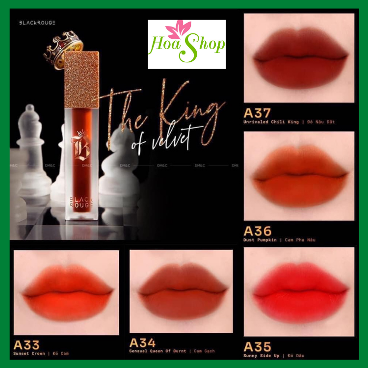 [HCM]Son Black Rouge Air Fit Velvet Tint Ver.7 VELVET CROWN