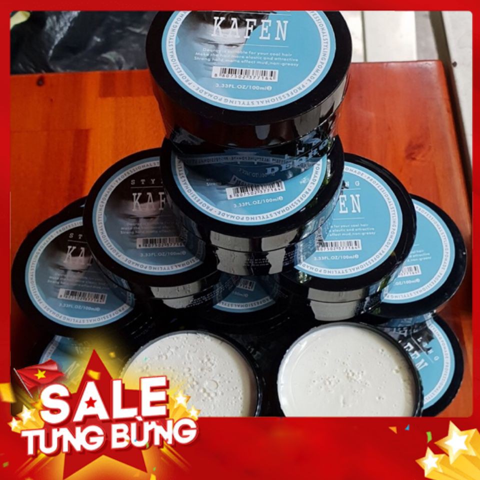 Sáp Vuốt Tóc KAFEN Cứng - Thơm - Không Bết  Bí Kíp Chuẩn Đẹp Trai