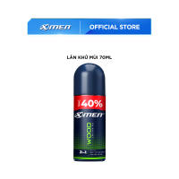 [TĂNG 40% DUNG TÍCH] Lăn khử mùi Xmen Wood/Fire 70ml/chai - Hương thơm nam tính
