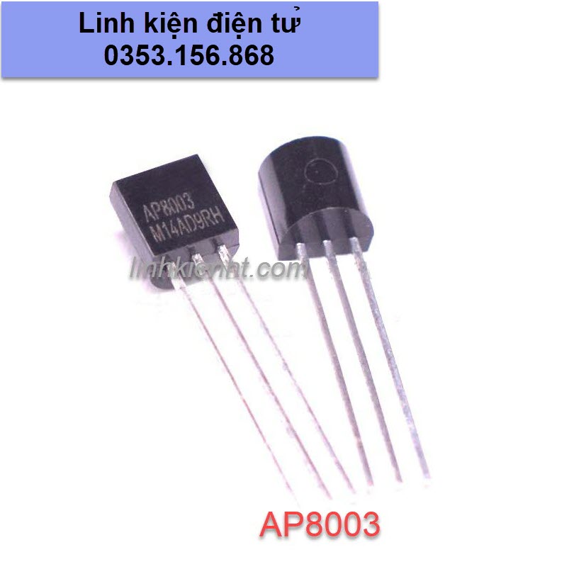 5 con IC chuyển đổi AC sang DC 5V AP8003 8003 TO-92 mới chính hãng 100%