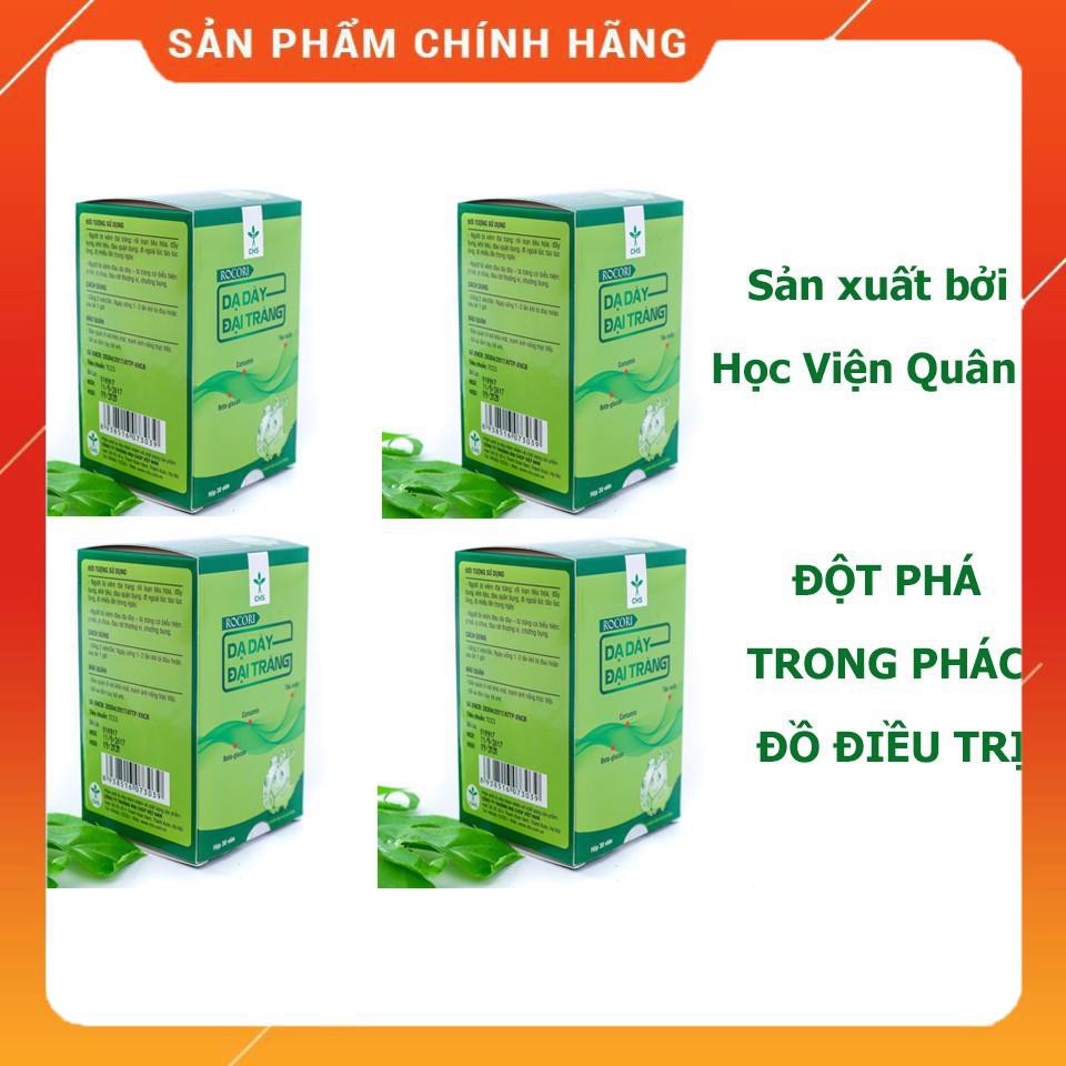 (Sản Phẩm Chính Hãng Học Viện Quân Y ) Combo 04 Hộp Rocori - Dạ Dày Đại Tràng Cho 01 Liệu Trình Hiệu Quả/ 01 Tháng.