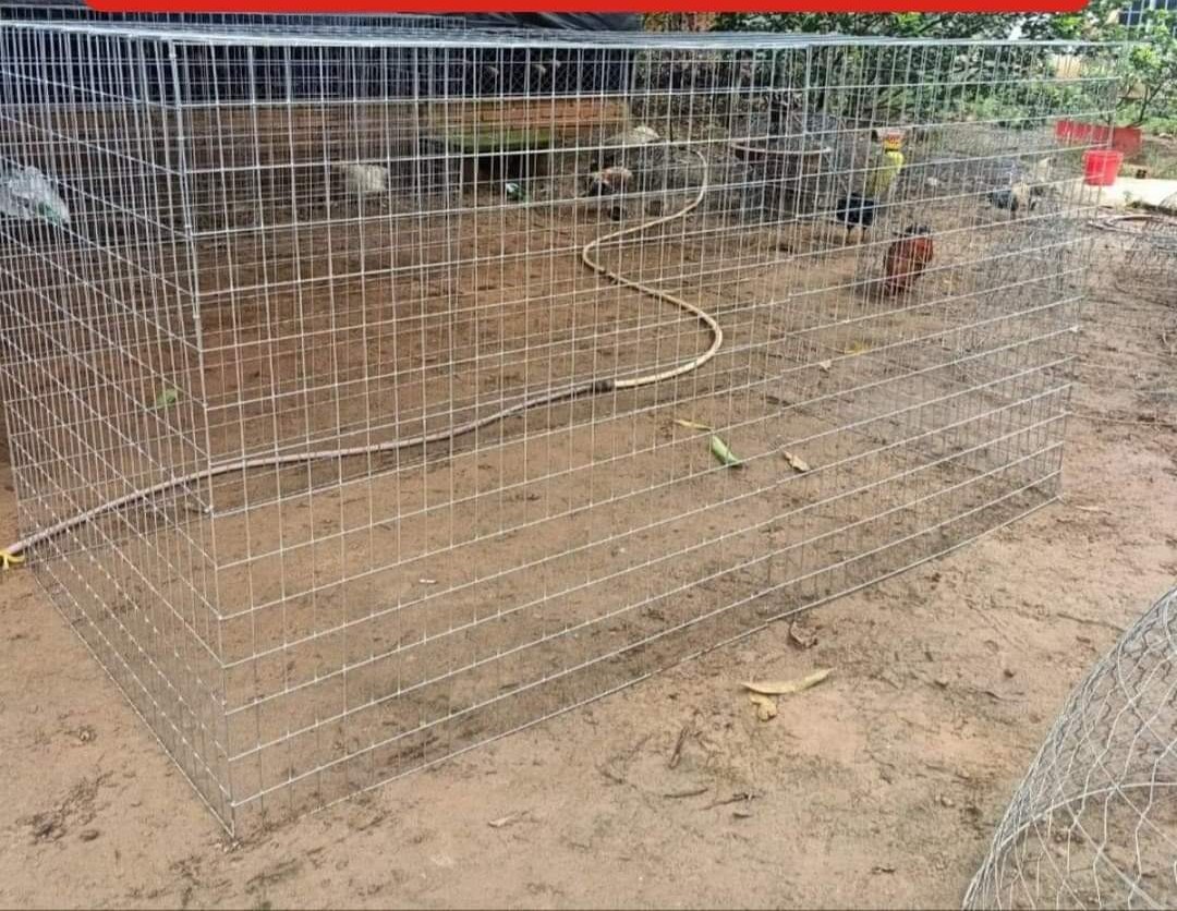 chuồng gàlòng gà 2m[XẾP GỌN]lòng gà ráp sẳn chuồng gà lắp ráp  lòng vuông  chuồng vuông chuồng kẽm. 
