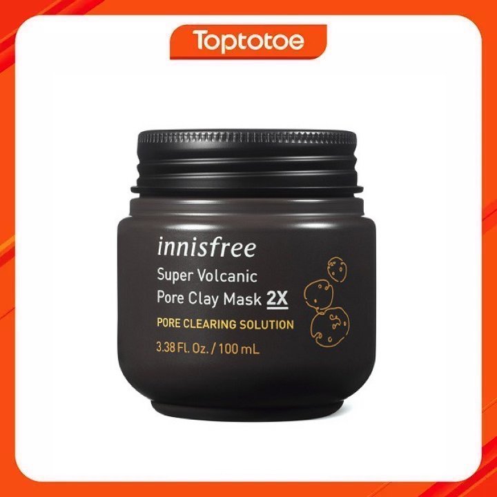 Mặt Nạ Đất Sét Innisfree Super Volcanic Pore Clay Mask 2X 100ml