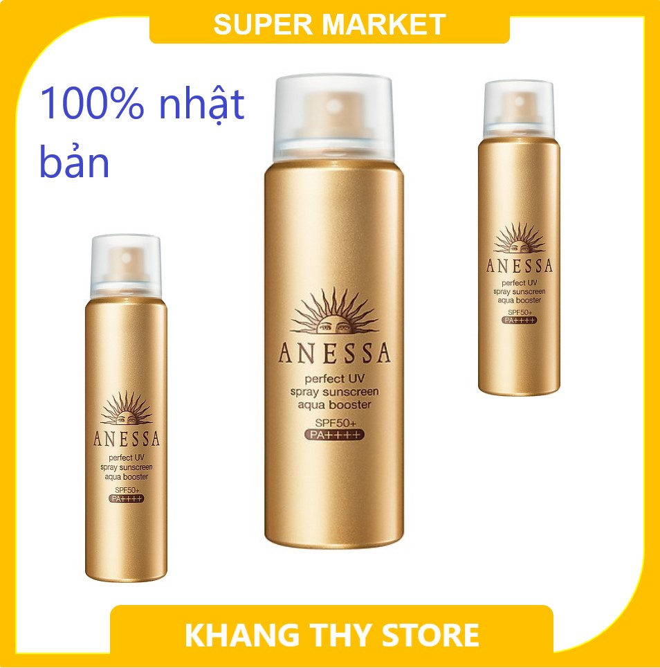 Xịt Chống Nắng Anessa Aqua Booster Uv Spf50+ Pa++++ 60G