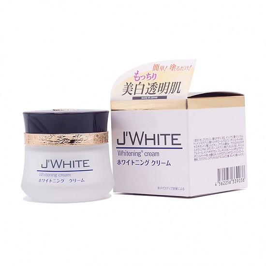 Kem Mờ Nám Trắng Da J - White Whitening Cream 50G - Nội Địa Nhật Bản (Hsd: 12 - 2022)