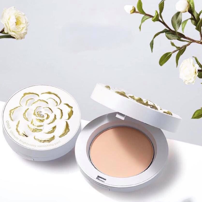 [Hcm][ Có Tem Chính Hãng ] Bộ Phấn Phủ Dưỡng Trắng Dạng Nén Ohui Brightening Varnishing Pact 9Ml