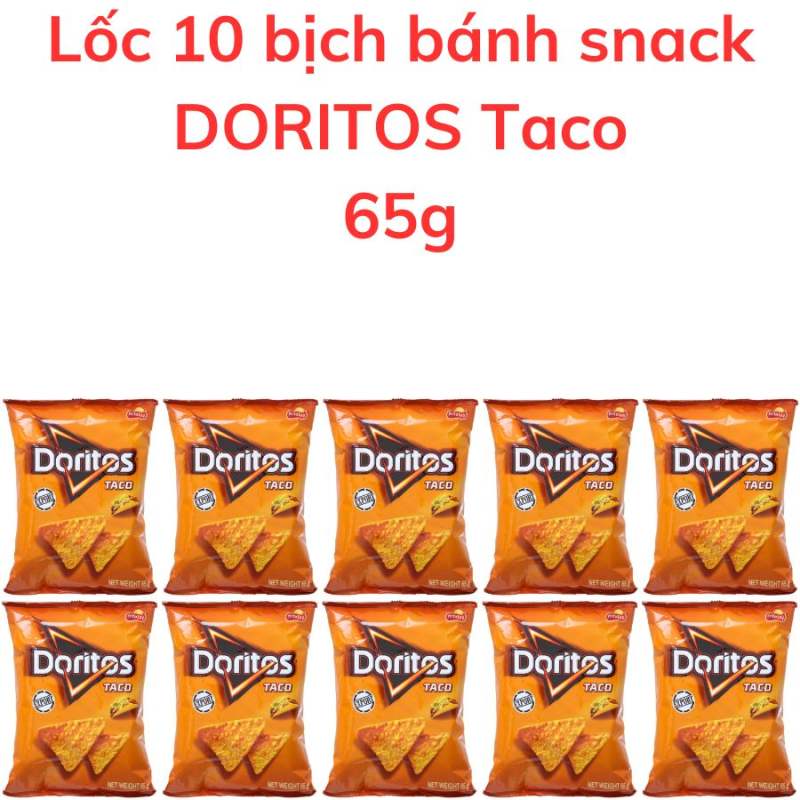 Bánh snack DORITOS vị taco bịch 65g