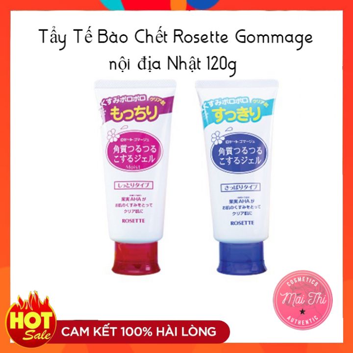 [Cam Kết Chính Hãng Đủ Bill] Tẩy Tế Bào Chết Rosette Gommage Nội Địa Nhật 120G