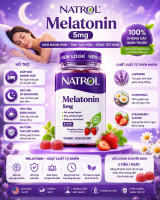 Kẹo dẻo giúp ngủ ngon Natrol Gummies Melatonin 5mg 180 viên Vị dâu