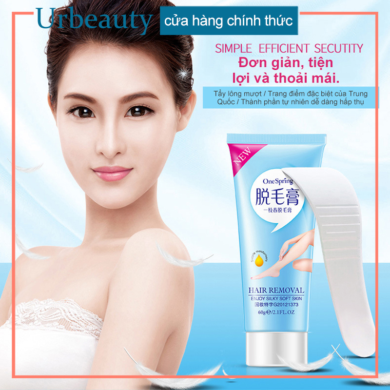 [Hcm]【Urbeauty Mall】Không Đau Rát - Cho Mọi Loại Da - Loại Bỏ Lông Vùng Bikini Cánh Tay Nách Chân Tay.