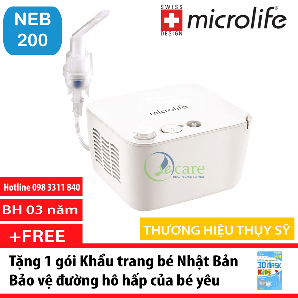 Máy Xông Khí Dung Mũi Họng Microlife Neb200