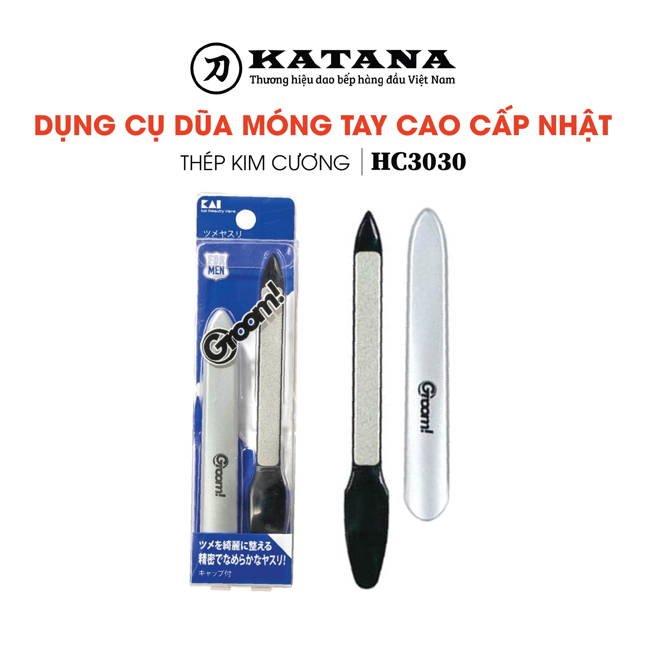 Dụng Cụ Dũa Móng Tay Cao Cấp Nhật Kai Hc3030