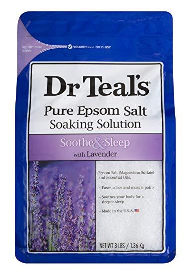 Muối Tắm Epsom Tinh Dầu Oải Hương Dr Teals 1.36Kg