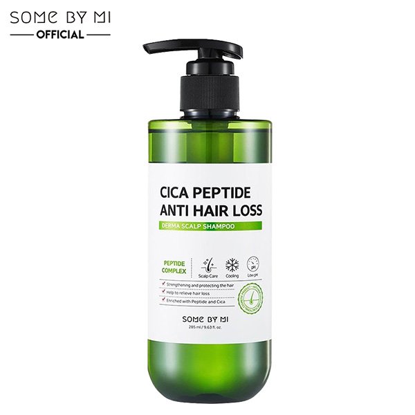 [Hcm]Dầu Gội Some By Mi Cica Peptide Anti Hair Loss Derma Scalp Shampoo 285Ml