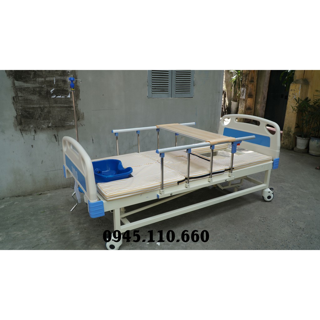 [HCM][HÀNG CHÍNH HÃNG] Giường Y Tế - Giường Y Tế Đa Năng 4 Tay Quay - Giường Bệnh Viện (Giá 8.000.000đ)
