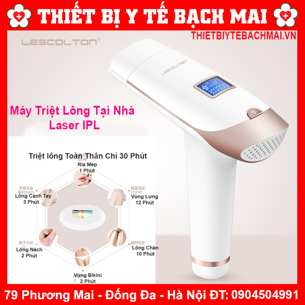 Máy Triệt Lông Laser Lescolton T009I + Có Màn Hình Lcd 300.000 Xung + Đầu Trẻ Hóa Đẹp Da