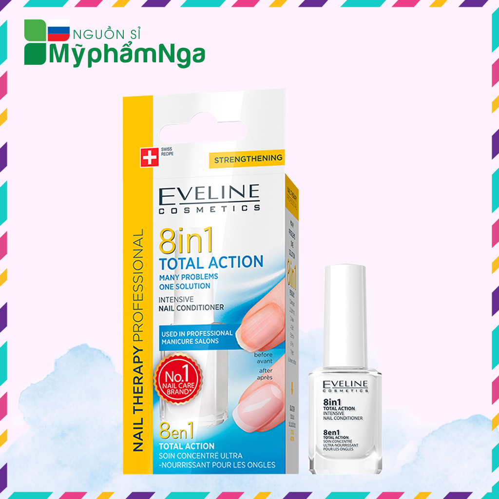 [HCM]Dưỡng móng Eveline 8in1