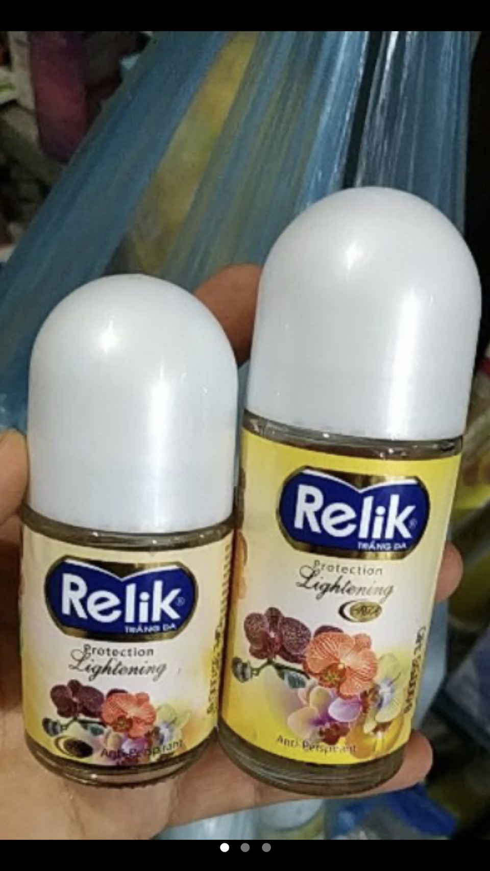 Relik Lăn Khử Mùi Trắng Mịn Màng Thơm Nồng Nàn 50Ml