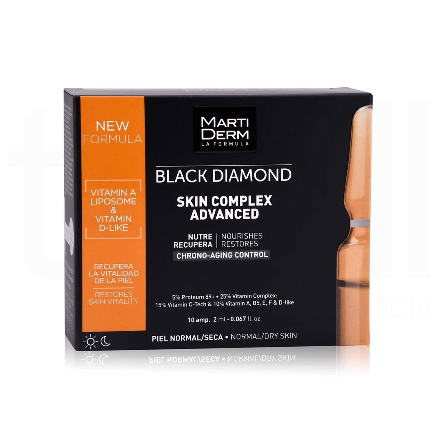 [Chính Hãng] Ampoule Chống Oxy Hoá Trẻ Hóa & Làm Sáng Da 5% Proteum 89+ 15% Laa - Martiderm Black Diamond Skin Complex Advanced