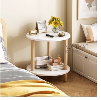 Kệ trang trí - Kệ đầu giường - Bàn trà mặt tròn 2 tầng trang trí phòng khách phòng ngủ.
