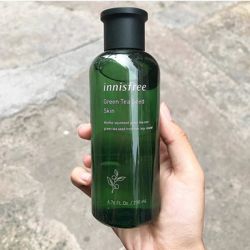 Nước Hoa Hồng Trà Xanh Innisfree Green Tea 200Ml Dưỡng Ẩm Cần Bằng Phục Hồi Da