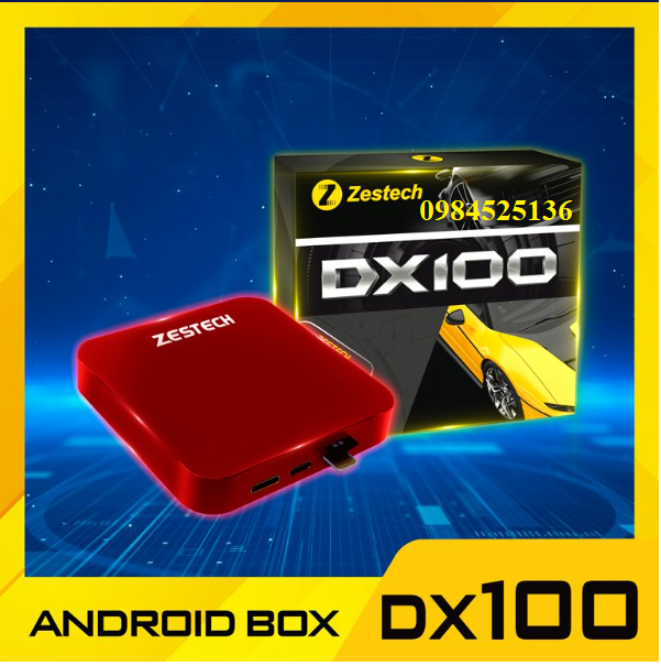 [ Vietmap bản quyền sim 4G] Bộ Android Box Zestech DX100 Dành Cho Ô Tô - Model 2023