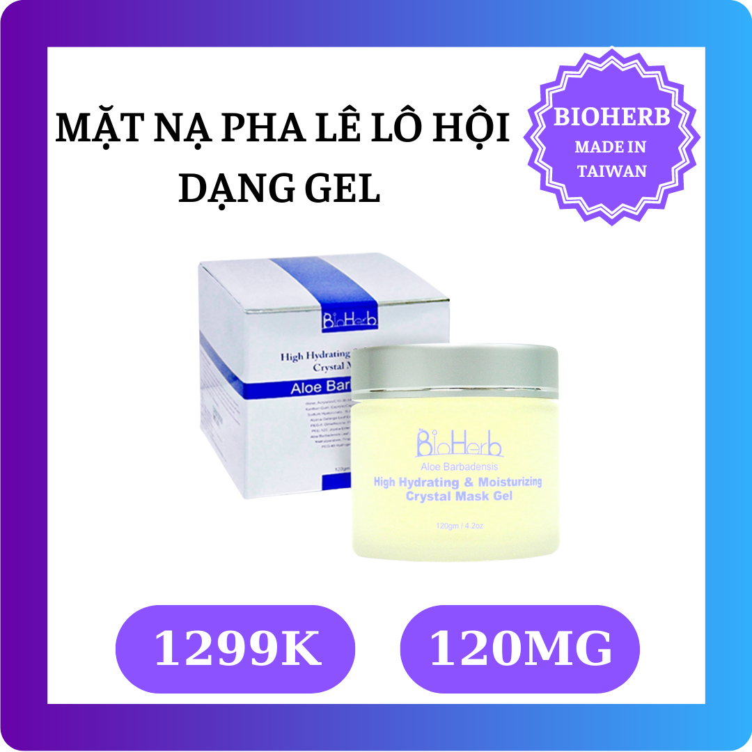 [Bioherb] Mặt Nạ Pha Lê Lô Hội Dạng Gel 120Mg