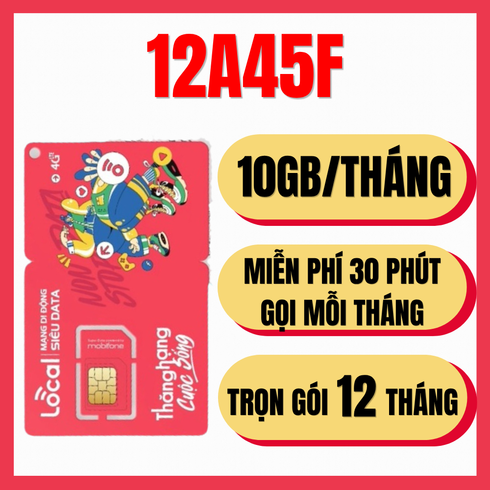 ( SALE GIÁ GỐC ) SIM 5G Trọn Gói 1 Năm Không Giới Hạn Dung Lượng Data - Dùng Cả Năm Không Cần Nạp Tiền | MDT350 MDT255 12FD60 12F200 12TK135 12MFY 12MDT50 12MDT150 6MDT150 12MXH80Y 12TK135 . FREESHIP - CHƯA KÍCH HOẠT.