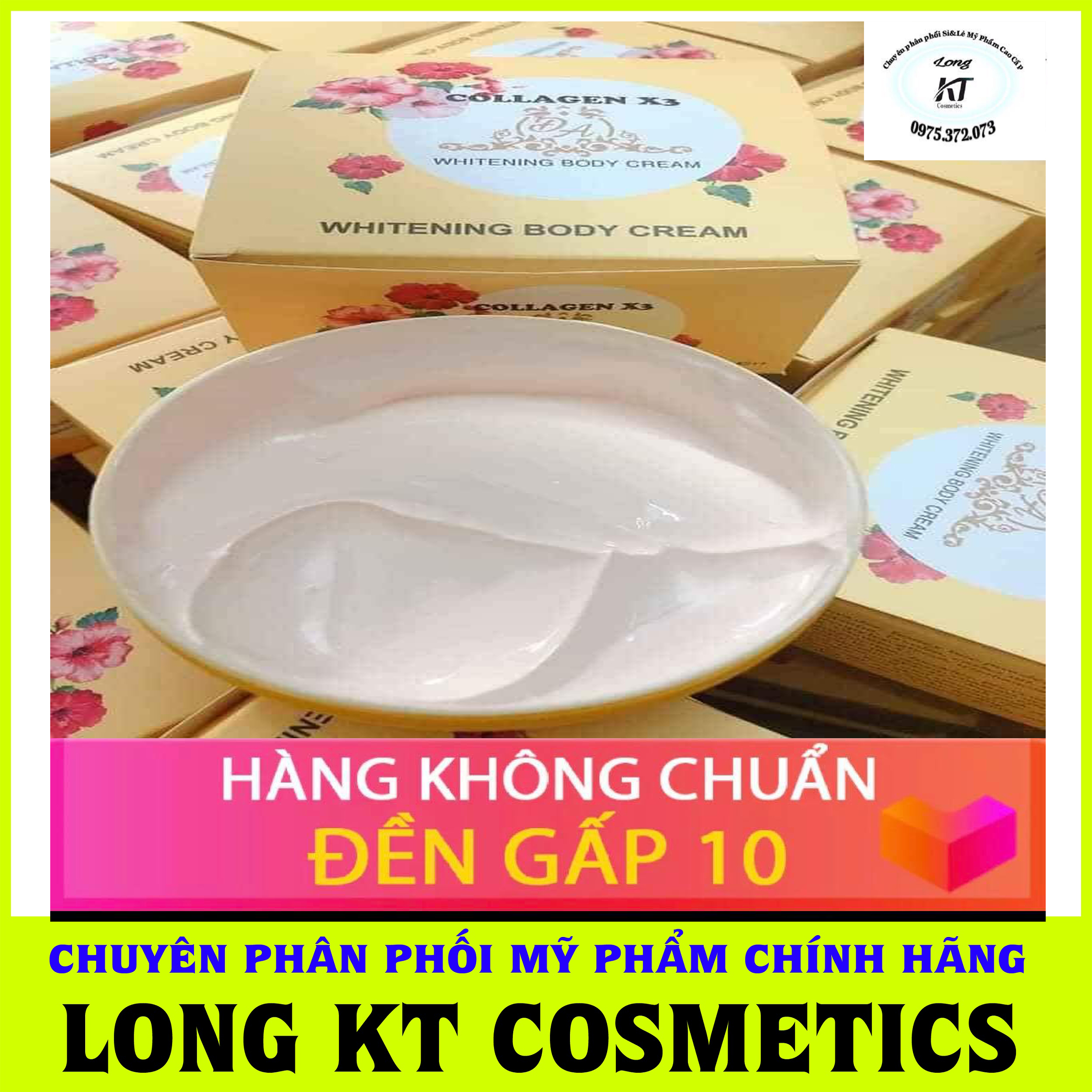 [Miễn Ship - 20K - Chính Hãng Giá Sĩ Đông Anh] Kem Dưỡng Trắng Da Body Colagen X3 Bạn Cực Chạy Kem Body Dưỡng Trắng Da Đông Anh 300Grkem Body Duongx Trắng Da Không Bết Rit Hộp300Gr Có Phiếu Bảo Hành Sản Phẩm