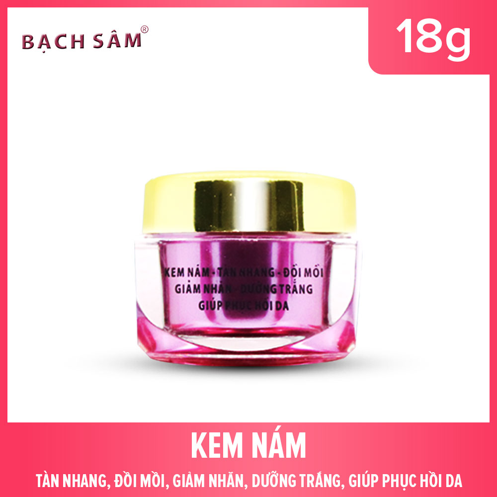 Bạch Sâm Kem Nám - Tàn Nhang - Đồi Mồi - Giảm Nhăn - Dưỡng Trắng - Giúp Phục Hồi Da 18G K3 - [Mỹ Phẩm Hà Linh]