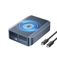 Vỏ SSD ACASIS USB4.0 M.2 Thunderbolt 40Gbps với cáp Thunderbolt 4 C đến C Vỏ SSD Thunderbolt Phiên bản nâng cấp TBU405 có quạt