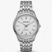 Đồng Hồ Cặp Đôi Nam Nữ Halei HL597 Máy Nhật Sapphire Dây Thép Không Gỉ Mặt Tròn Chống Nước 3ATM Thời Trang Cao Cấp Tặng Pin
