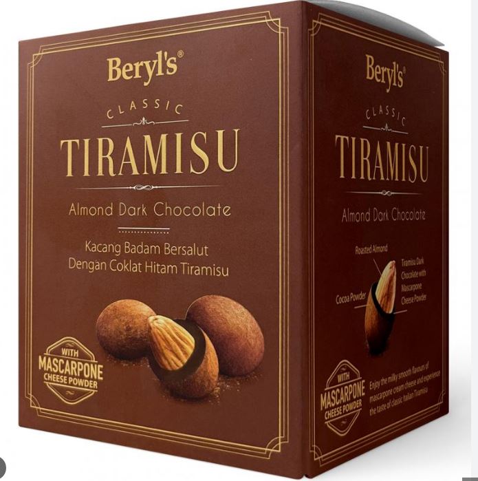 Date 11/25  Socola Hạnh Nhân Tiramisu  Malaysia Beryls 100g / 180g : socola trắng / socola sữa / soc