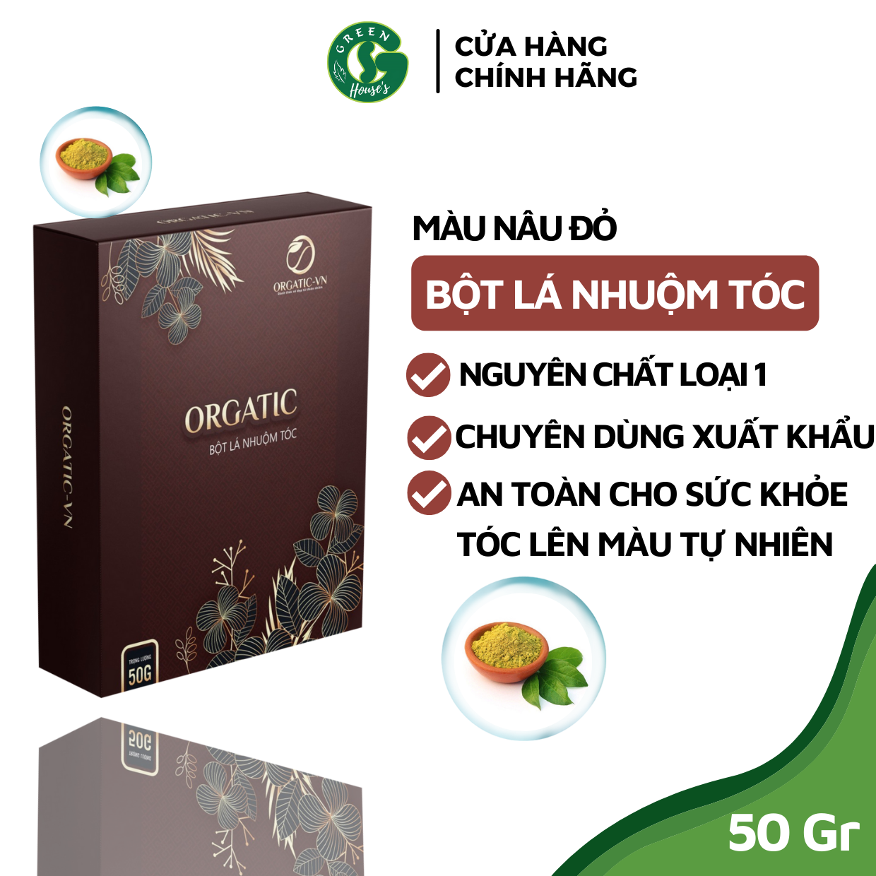 [Hcm]Nhuộm Tóc Thảo Dược - Nhuộm Phủ Bạc Màu Nâu Đen Đen Tự Nhiên Nâu Đỏ