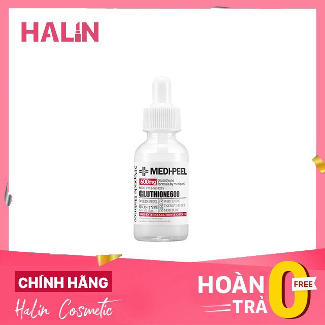 Tinh Chất Trắng Da Mịn Se Lỗ Chân Lông Medi Peel Bio Intense Gluthione 600 Serum ?Freship?Tinh Chất Trắng Da Halin656