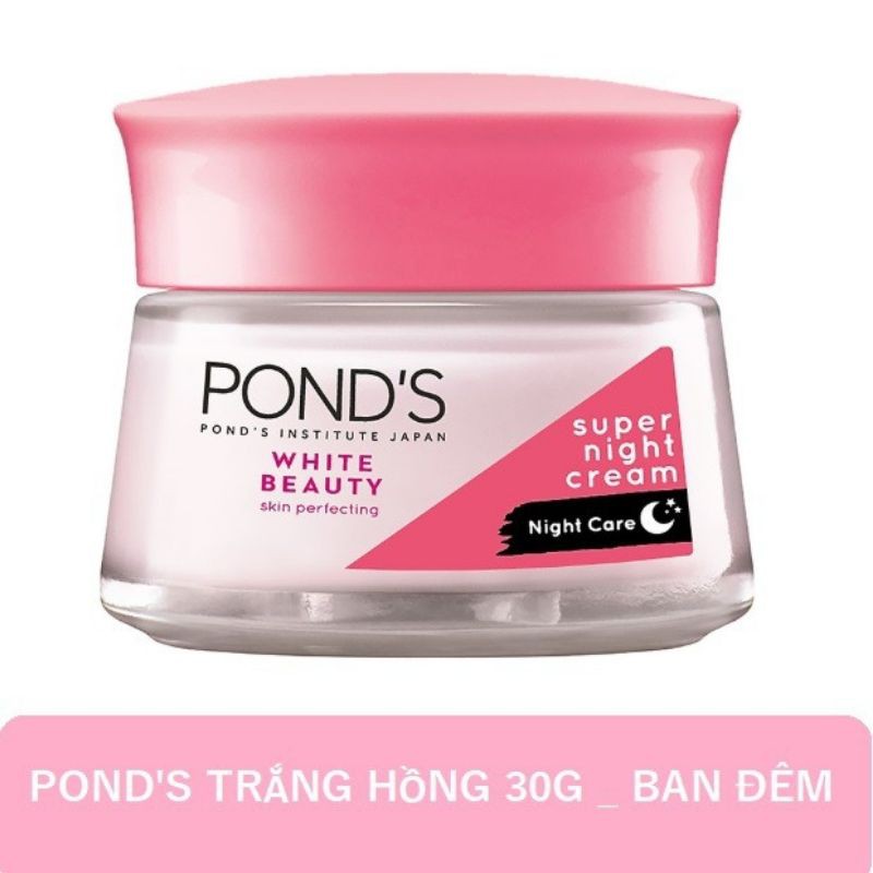 KEM DƯỠNG DA PONDS TRẮNG HỒNG TINH KHIẾT BAN ĐÊM 30G