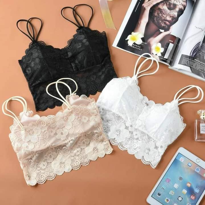 8013 Áo Bra Nữ Quai Bún Secxy Thoáng Mát Dành Cho Người Dưới 55kg Áo Nữ Mặc Vest Thời Trang 3 Màu Tr