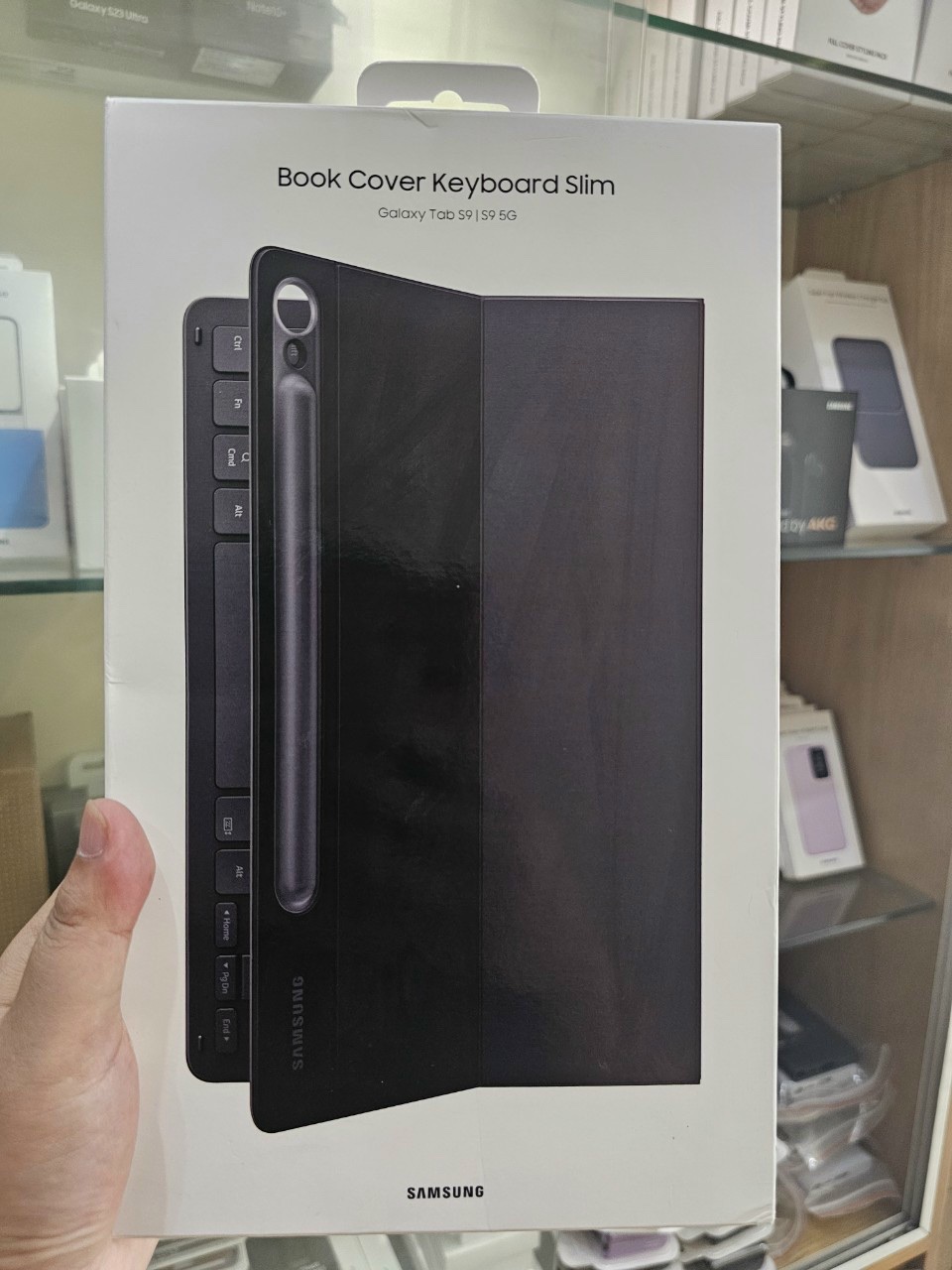 Bao Da Bàn Phím Cho Galaxy Tab S9/Tab S9 PLus (có chuột touchPad) bản Slim không có chuột touchpad h