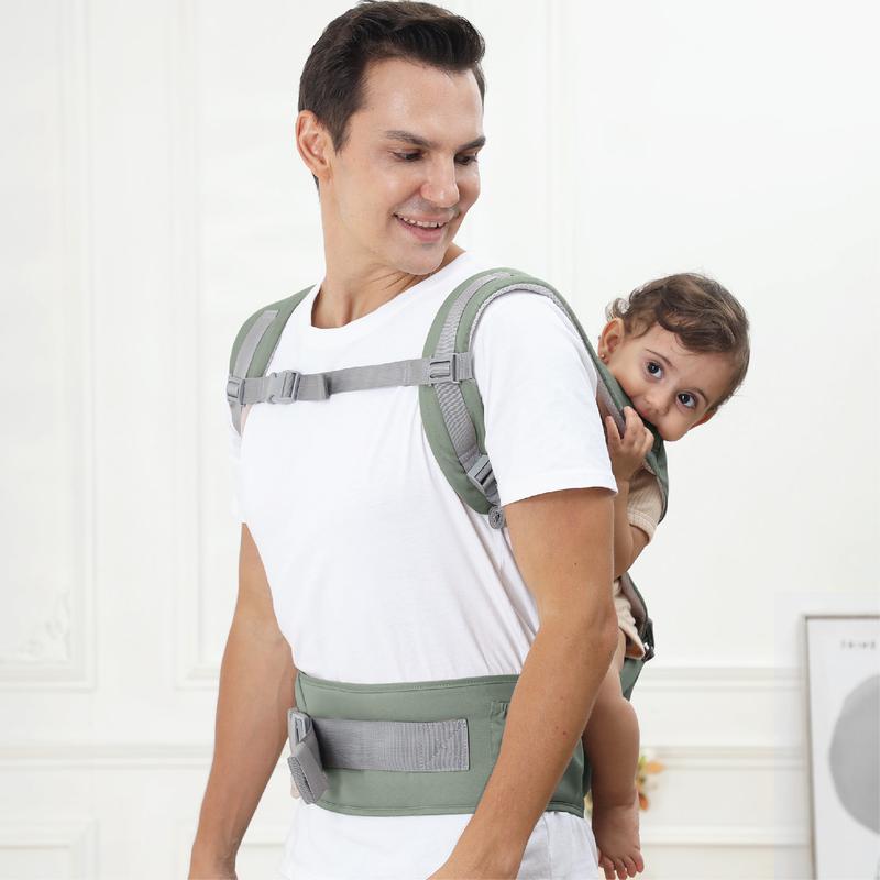 [CHÍNH HÃNG] Địu Ngồi Em Bé Đa Năng 4 Tư Thế Trợ Lực Thoáng Khí Bền và Nhẹ MOOIMOM Casual Hipseat Carrier H90502