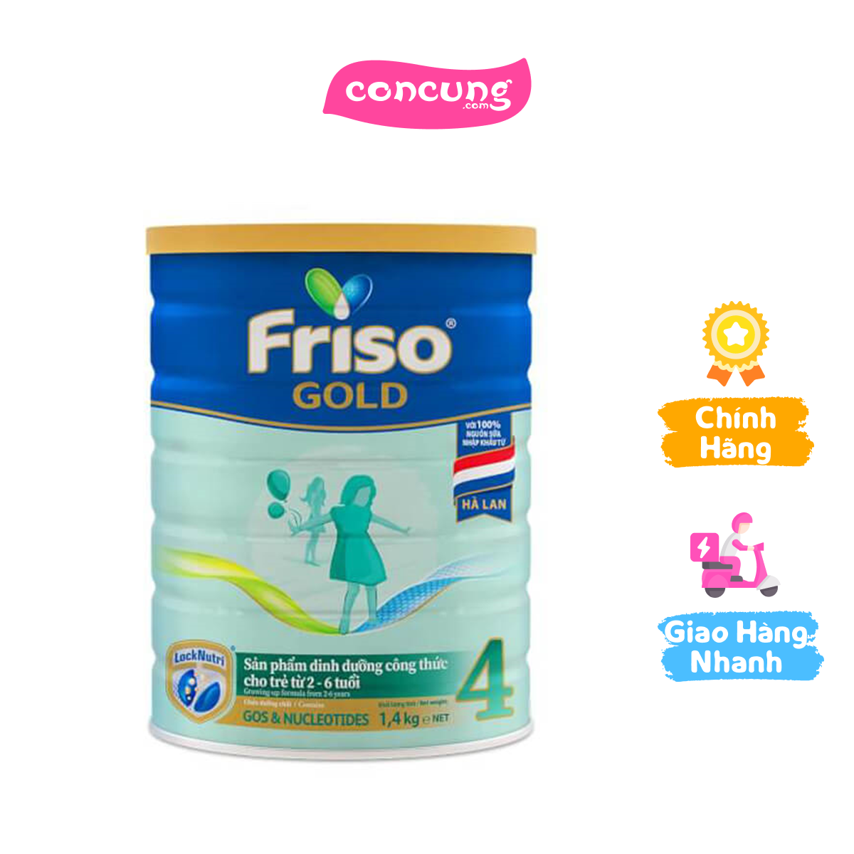 Friso Gold 4 2 - 6 tuổi (1400gr)