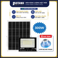 [VOUCHER 10%] Đèn Pha Năng Lượng Mặt Trời Kitawa 300W Siêu Sáng Tiết Kiệm Chất Liệu Nhôm Nguyên Khối Chống Nước Ip67 Bảo Hành 5 Năm - Sản Phẩm Chính Hãng