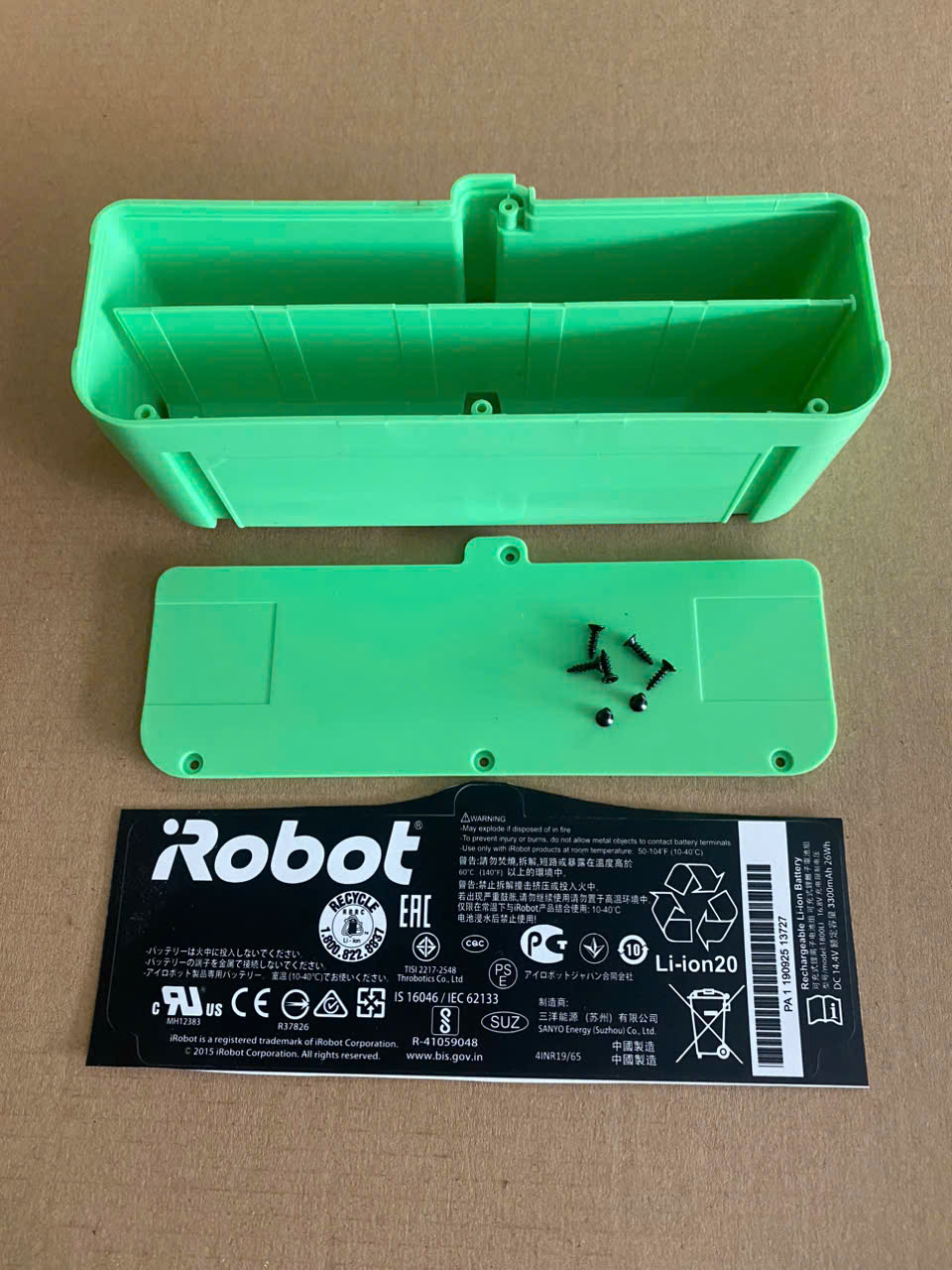 Vỏ mạch pin robot hút bụi Irobot Roomba 14.4V 4S2P Li-on