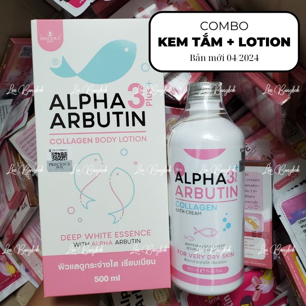 [Chuẩn Thái] Vỉ 10 Viên Bột Kích Trắng Và Dưỡng Trắng Da Alpha Arbutin Whitening Plus Precious Skin 