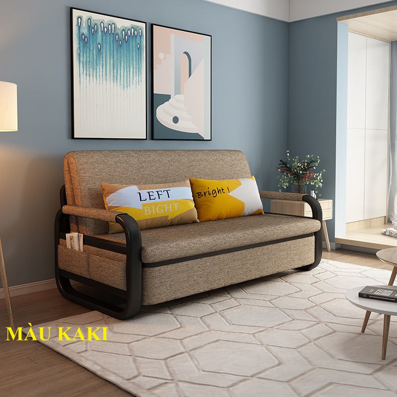 Giường sofa thông minh gấp gọn ,giường sofa đa năng, giường sofa thông minh gấp gọn phong cách Hàn Quốc,  (Rộng 1,2m-1,6m x Dài 1,9m)