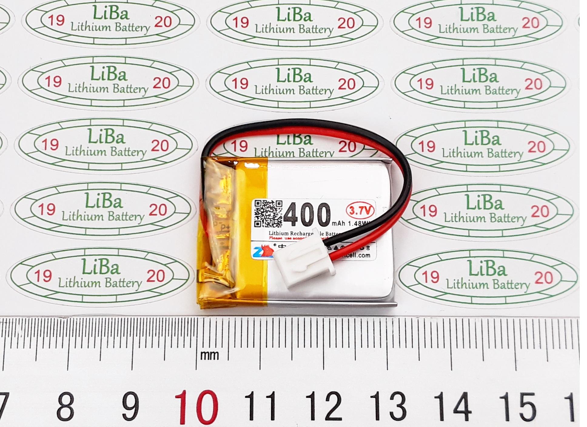 [HCM]Pin Lithium 3.7V 600mAh 500mAh 25 x 30 mm _ LiBa