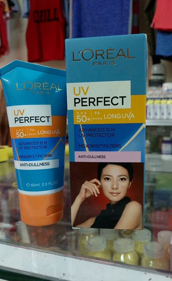 Kem chống nắng bảo vệ  da dưới tia UV LOreal Paris UV Perfect SPF50+ PA++++ 60ml