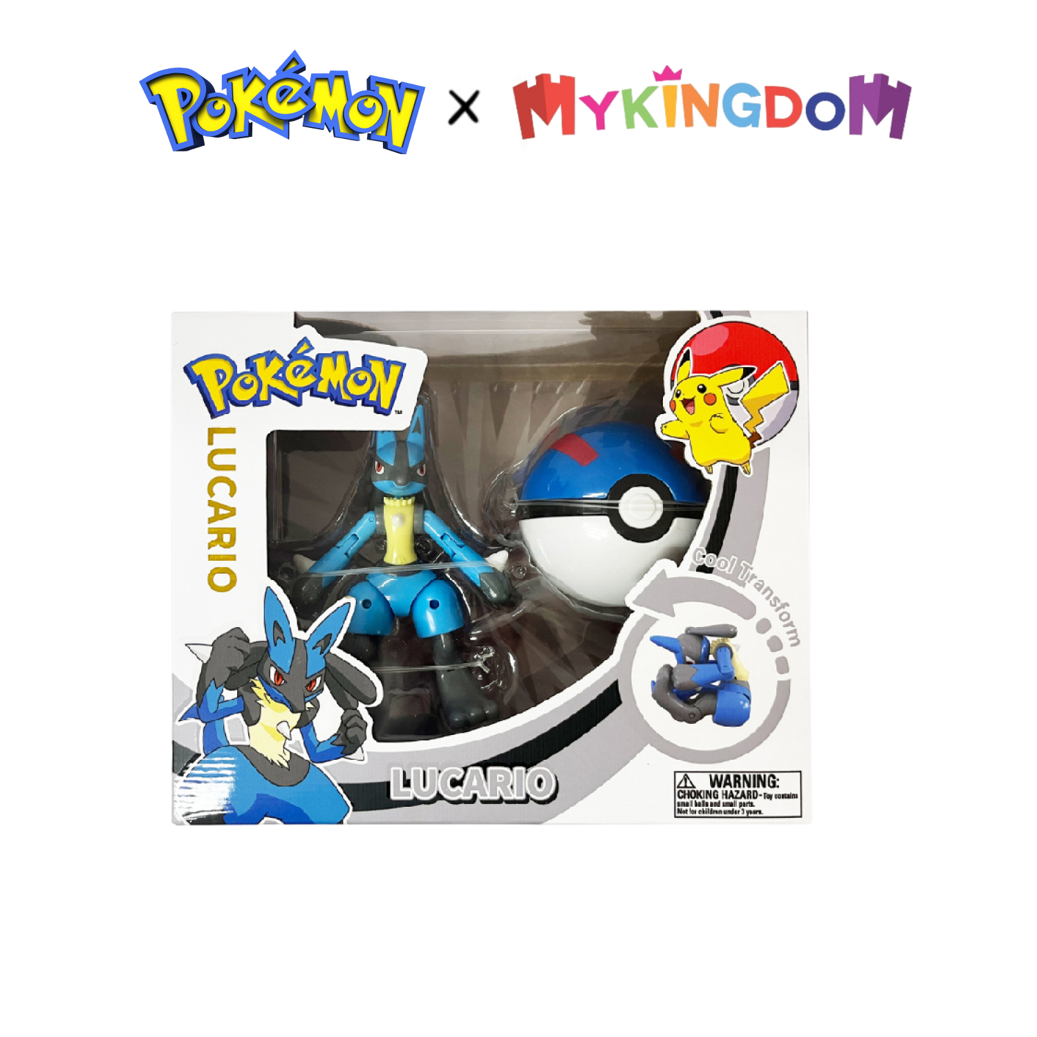 Đồ Chơi Trẻ Em Bóng Biến Hình: Lucario POKEMON TOYS ZC8919E