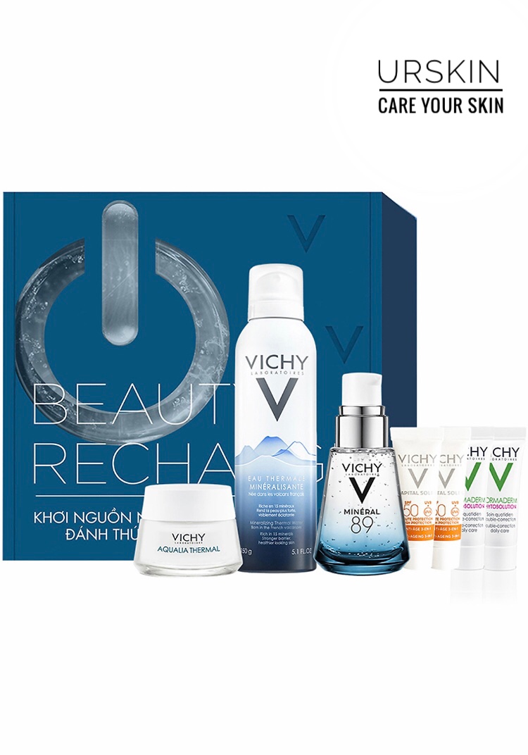 Bộ Sản Phẩm Vichy Beauty Recharge Box Giúp Phục Hồi Tái Tạo Và Bảo Vệ Da Tối Ưu