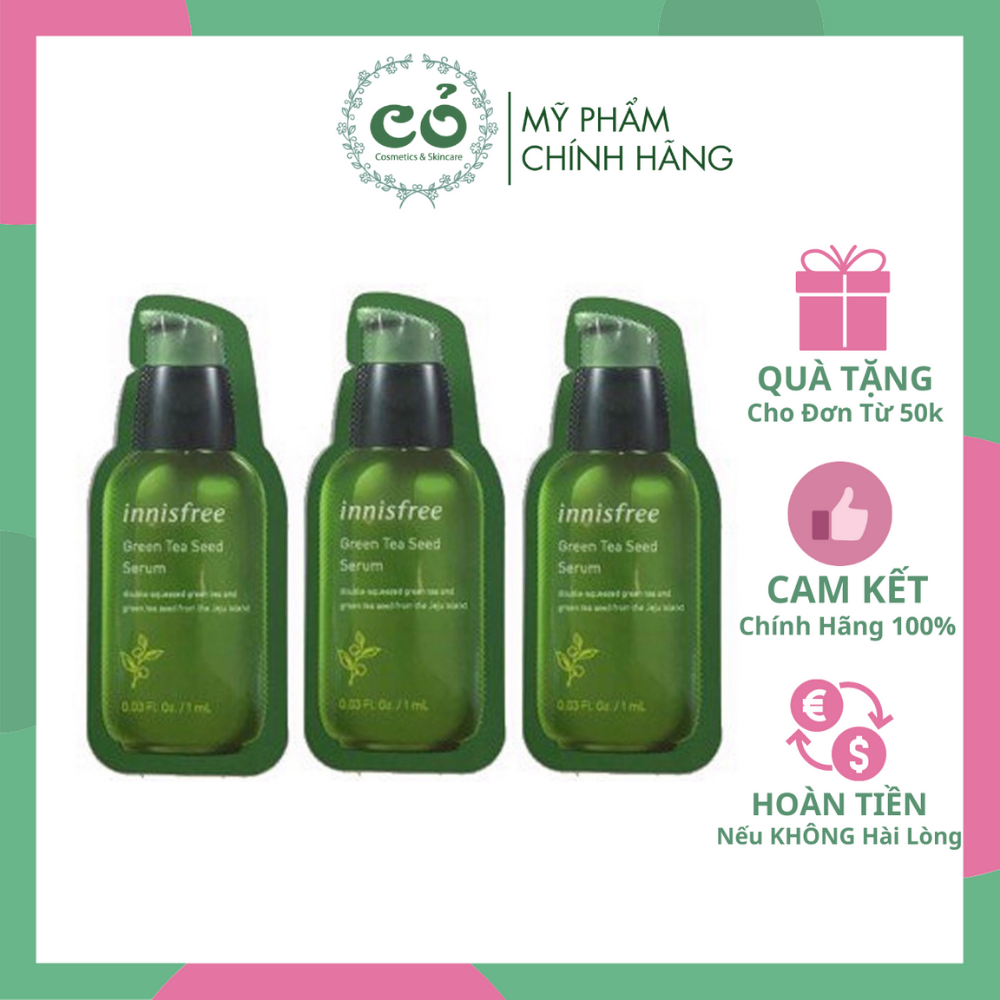 [Hcm]Sample Tinh Chất The Green Tea Seed Serum Innisfree Cam Kết Sản Phẩm Đúng Mô Tả Chất Lượng Đảm Bảo An Toàn Đến Sức Khỏe Người Sử Dụng