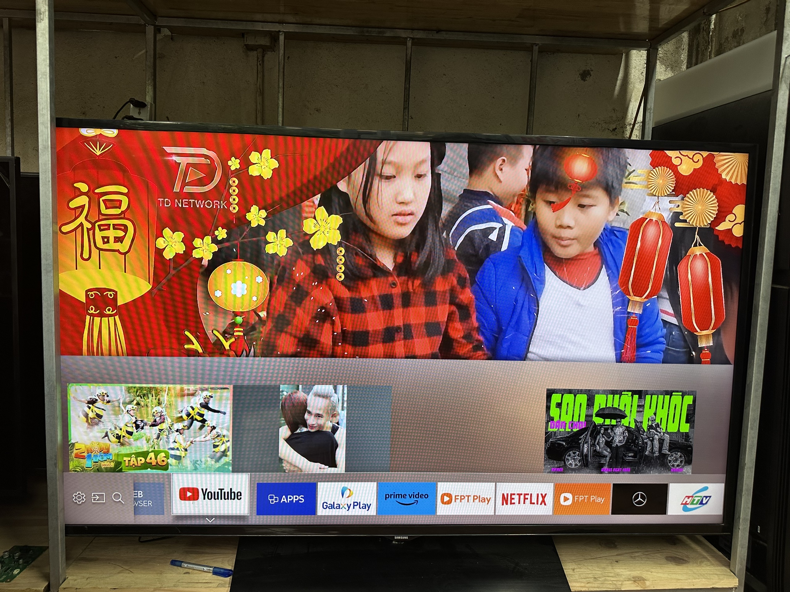 Thanh lý SMART TV SAMSUNG 40inch chính hãnghình ảnh sắc nétwifi trực tiếpngoại hình đẹp